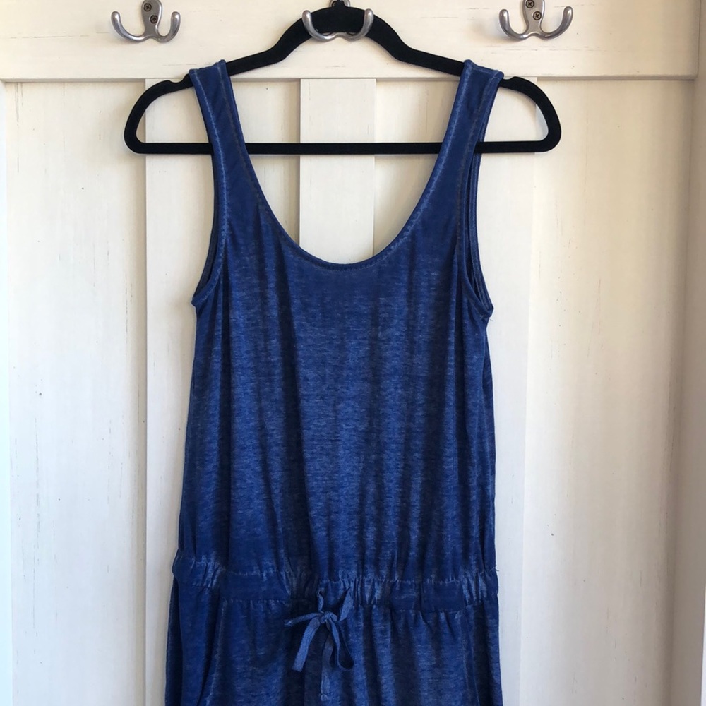 Blue jumpsuit